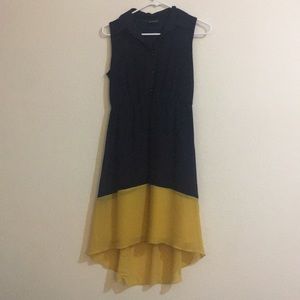 Color block Sleeveless Dress